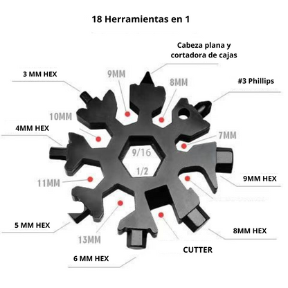 Herramienta Multifunción 18 en 1: La Herramienta Todo en Uno definitiva