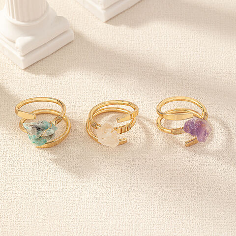 Conjunto de 3 anillos